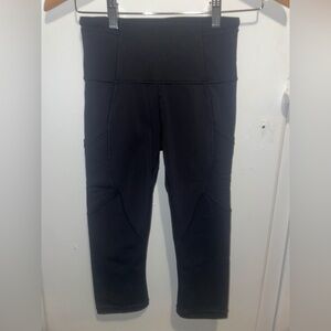 Lululemon hi rise cropped leggings size 2